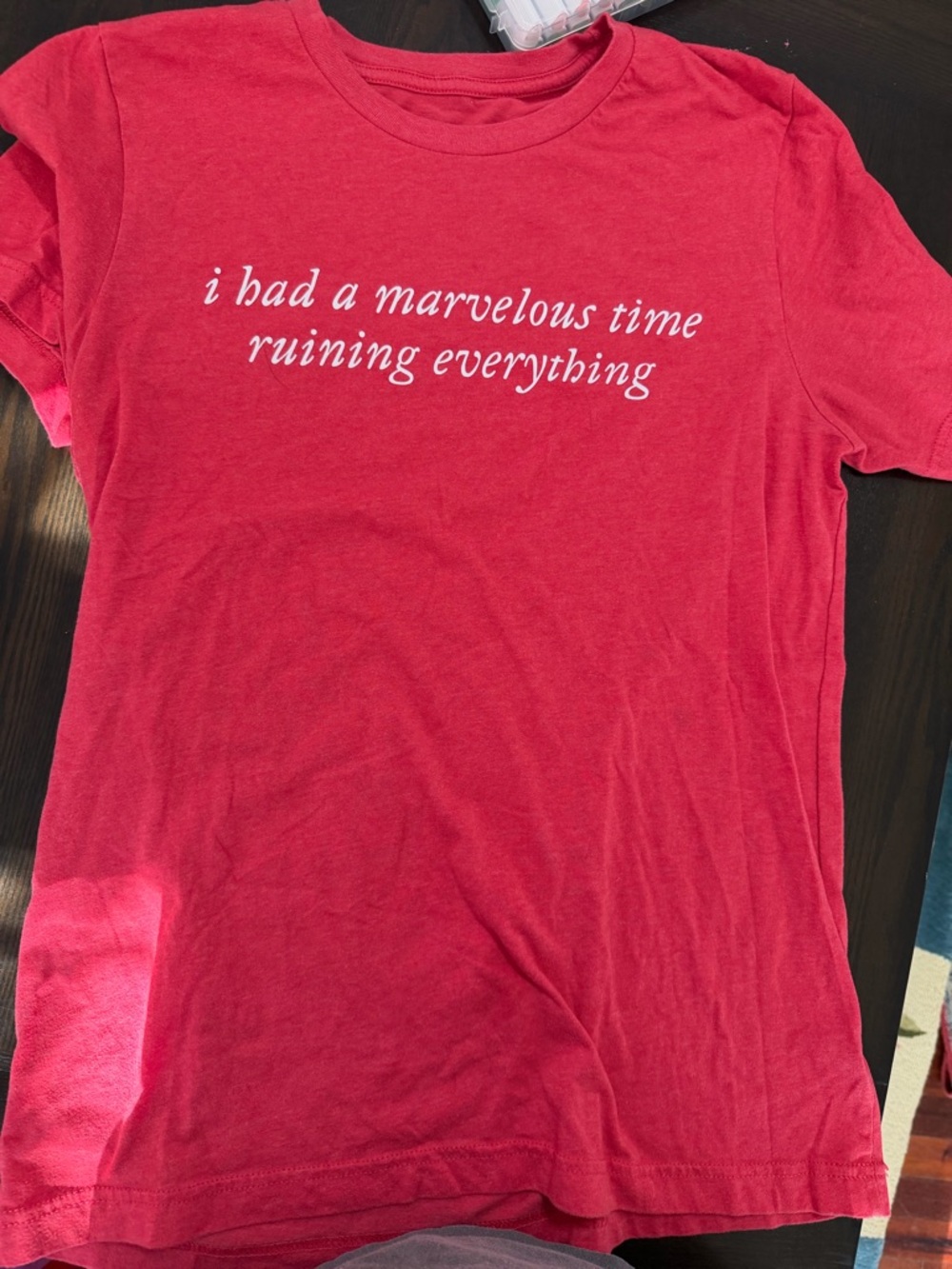TSHIRT Taylor Swift inspired “I had a marvelous time ruining everything”